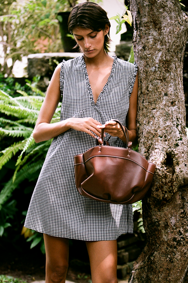 Camila Mini Dress - Noir Gingham