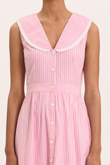 Jade Dress - Pink Floss Stripe