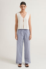 Alessandra Pant - Ischia Stripe - steele label