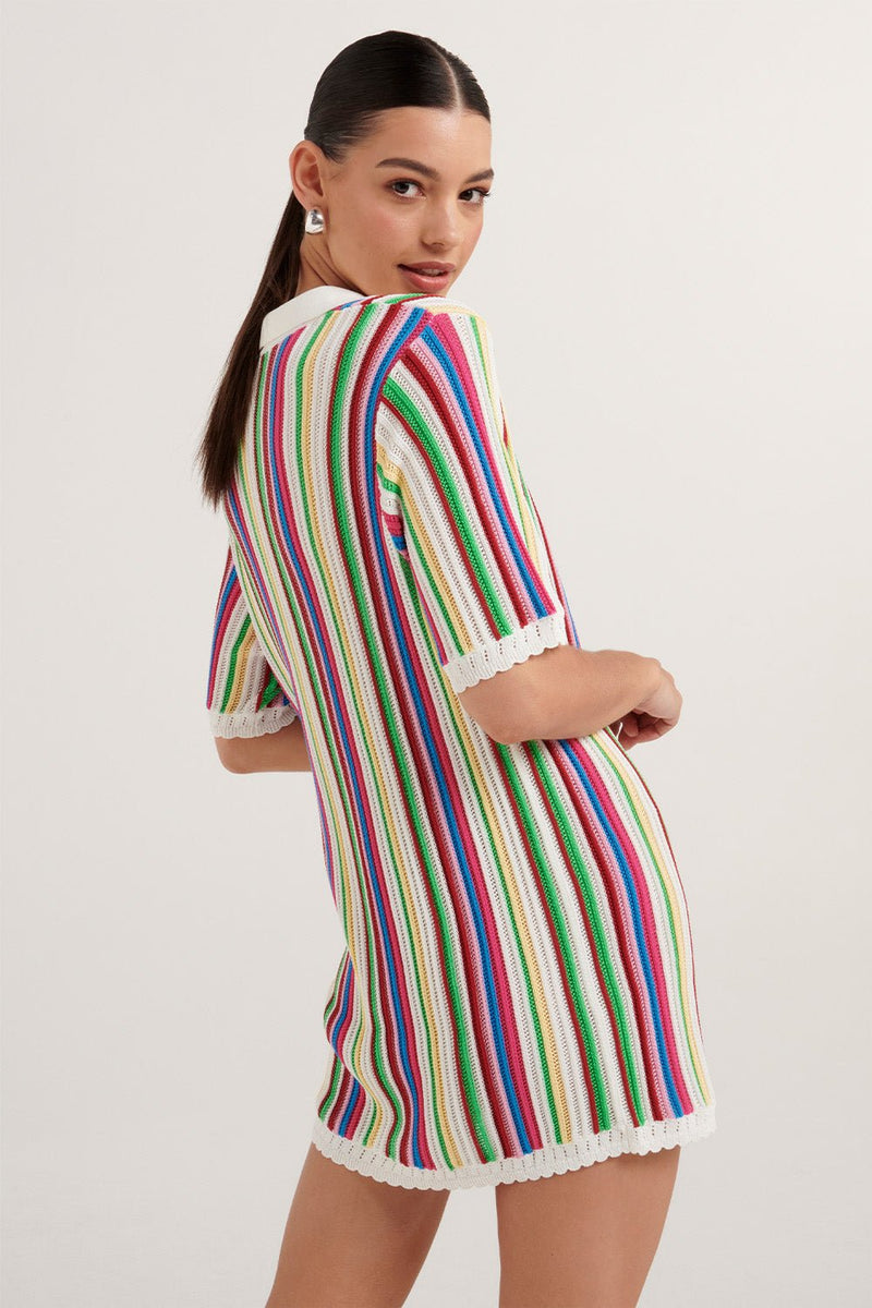 Audrey Dress - Prismatic - steele label