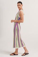 Billie Dress - Prismatic - steele label