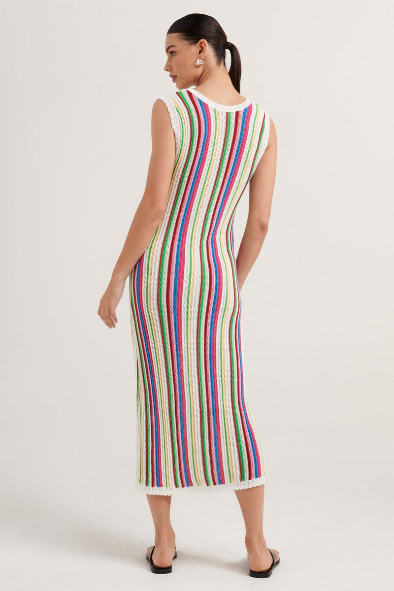 Billie Dress - Prismatic - steele label