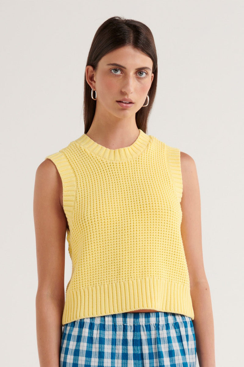 Carolina Knit Top - Butter - steele label