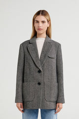 Kinsley Jacket - Herringbone - steele label