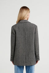 Kinsley Jacket - Herringbone - steele label