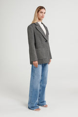 Kinsley Jacket - Herringbone - steele label