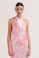 Marcela Top - Peony Swirl - steele label