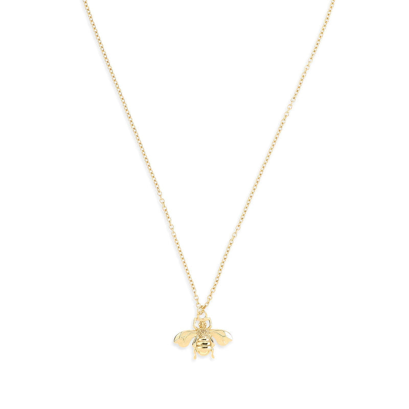 Arms Of Eve - Honey Bee Gold Pendant Necklace - steele. label US