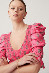 Maxie Dress - Pink Oleander - steele label