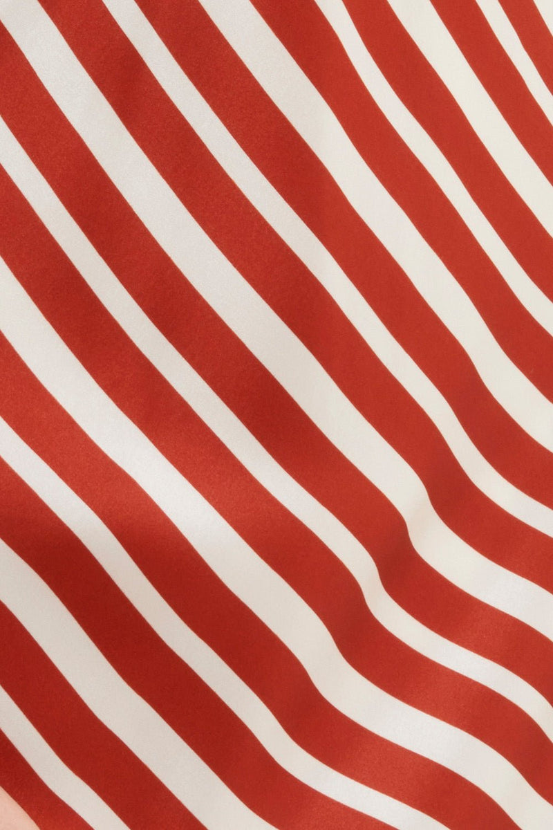 Sasha Dress - Scarlet Stripe - steele label